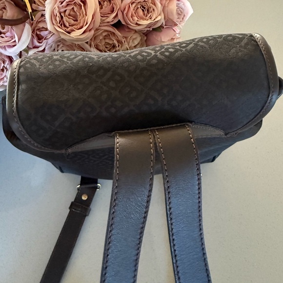 Bally vintage monogram Giaguargo canvas and leather backpack - Picture 11 of 17